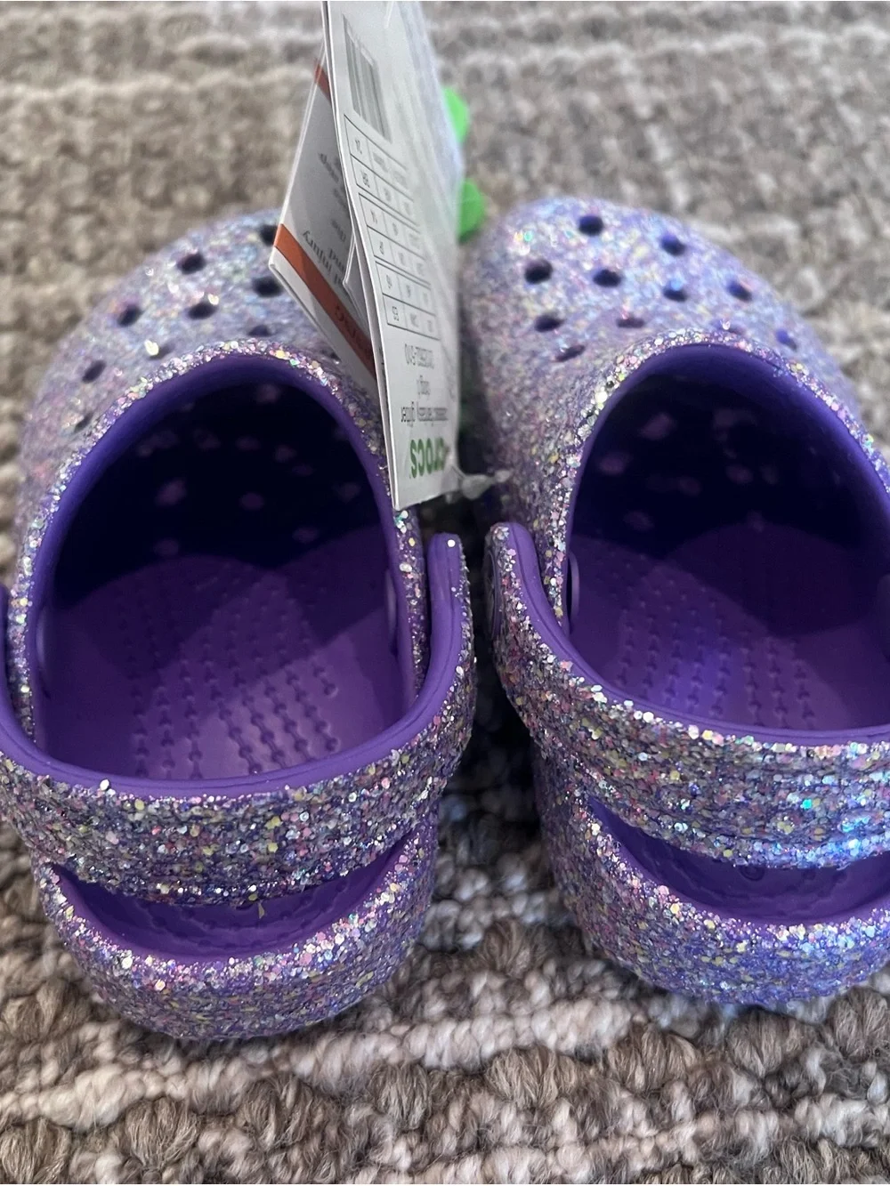 CROCS sparkly brand